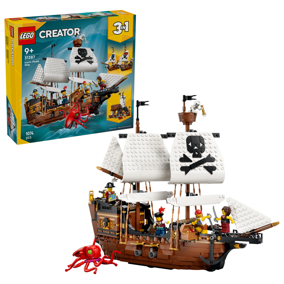 LEGO Creator 3-in-1 Iconic Pirate Ship | 31387