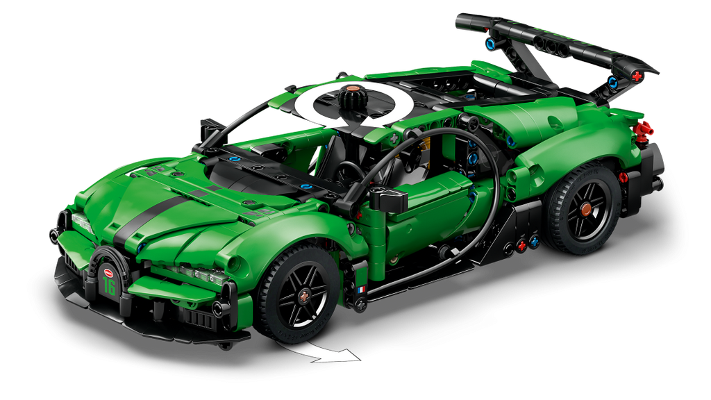 LEGO Technic Green Bugatti Chiron Pur Sport Hypercar | 42241
