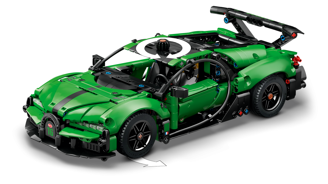 LEGO Technic Green Bugatti Chiron Pur Sport Hypercar | 42241