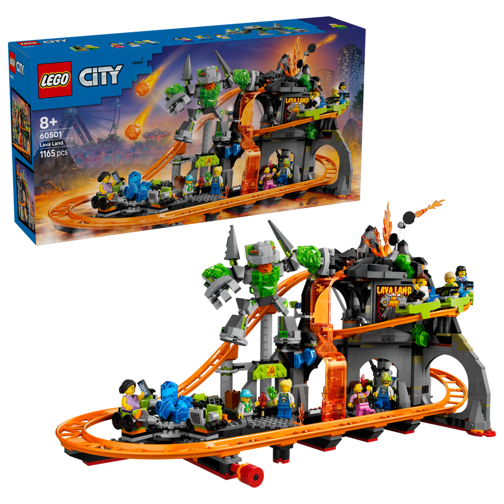 LEGO City Lava Land Roller Coaster Park | 60501