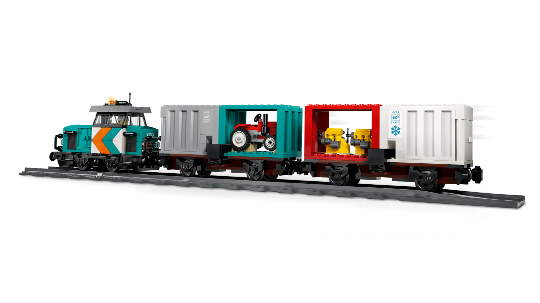 LEGO City Harbor Freight Train with Crane & Truck | 60509