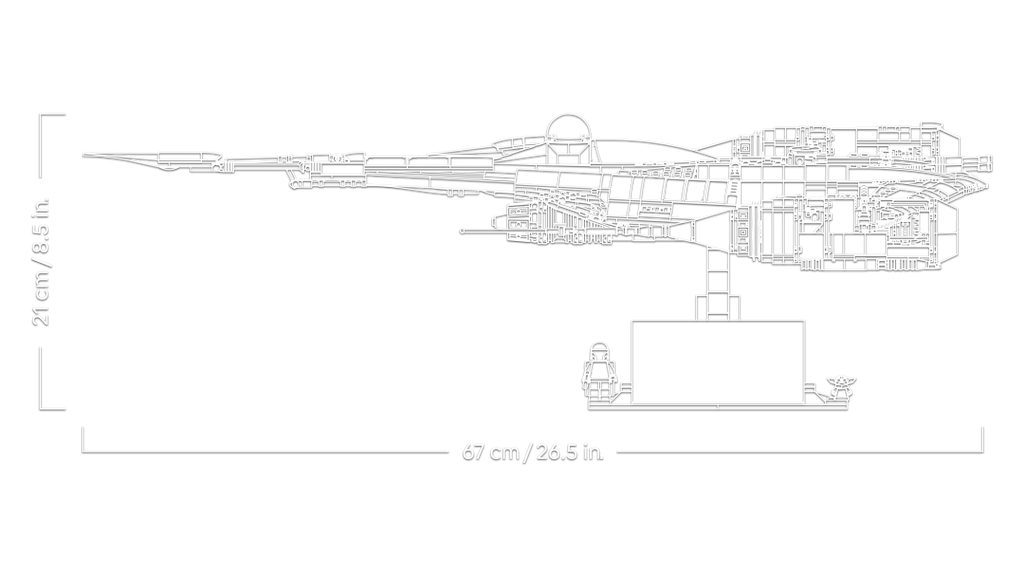 LEGO Star Wars The Mandalorian's N-1 Starfighter | 75442