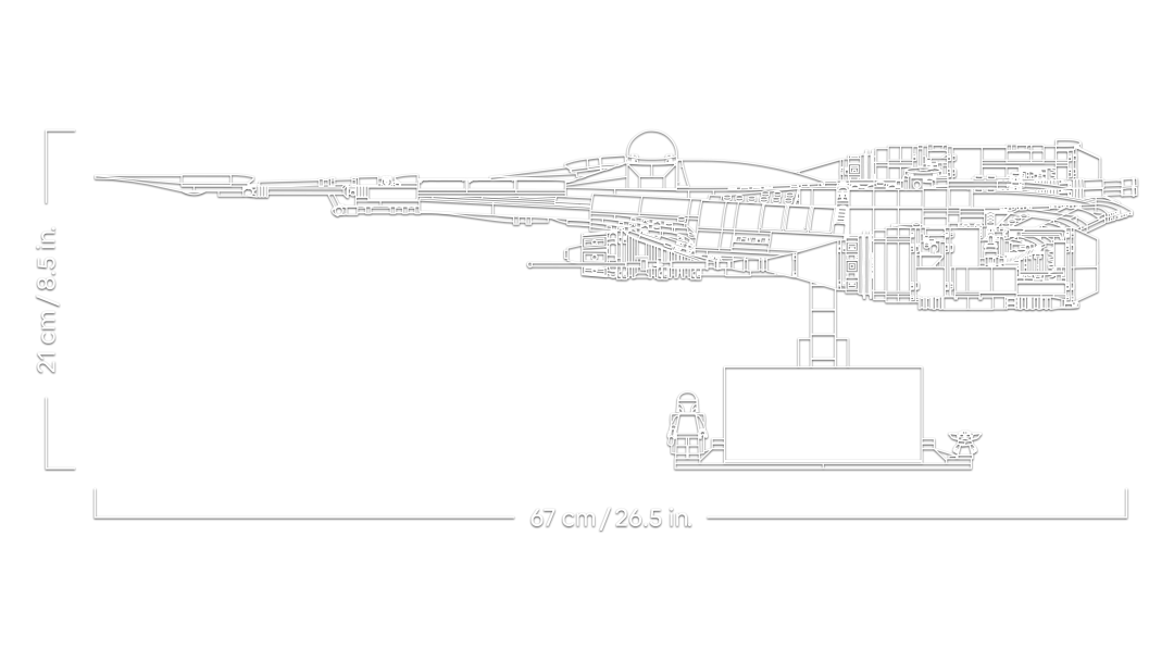 LEGO Star Wars The Mandalorian's N-1 Starfighter | 75442