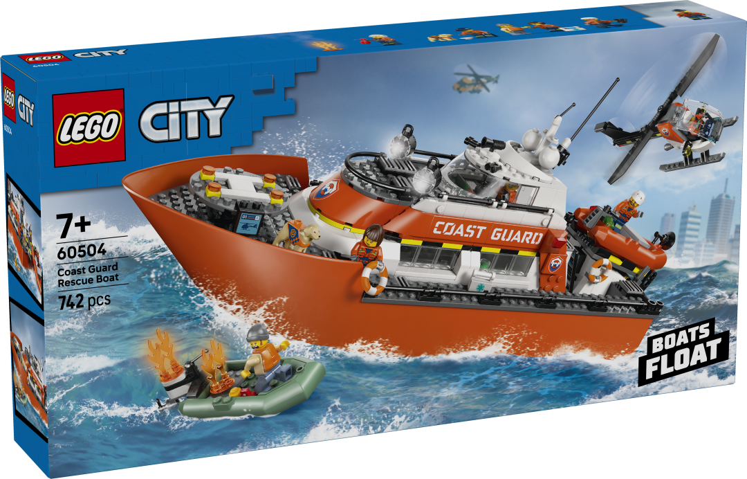 LEGO City Coast Guard Rescue Boat & Helicopter | 60504
