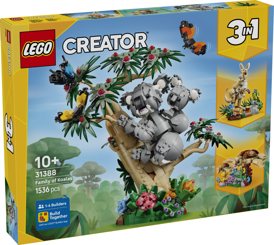 LEGO Creator 3-in-1 Wild Animals: Family of Koalas | 31388