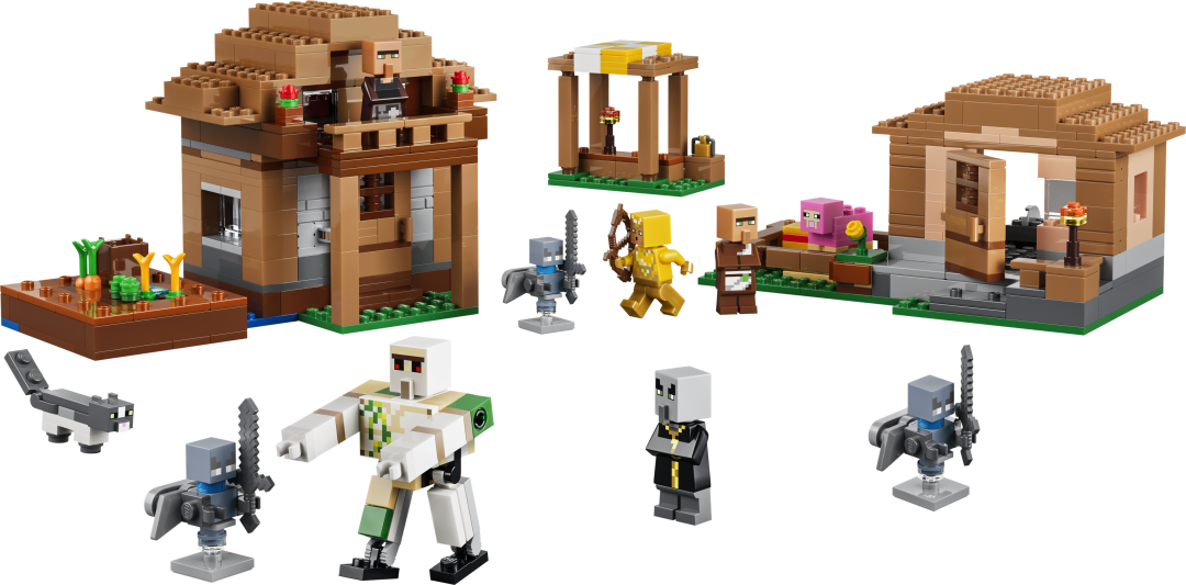 LEGO Minecraft Evoker Village Attack | 21596