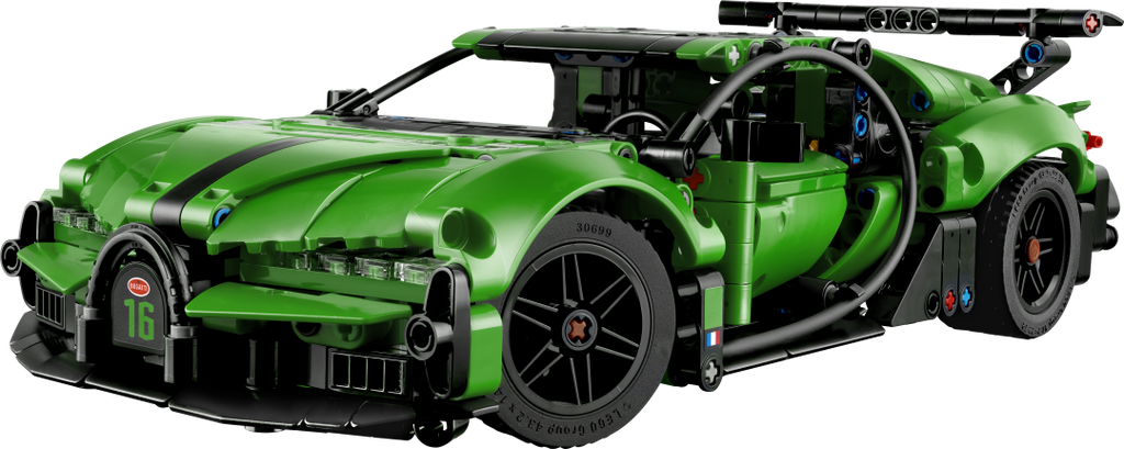 LEGO Technic Green Bugatti Chiron Pur Sport Hypercar | 42241