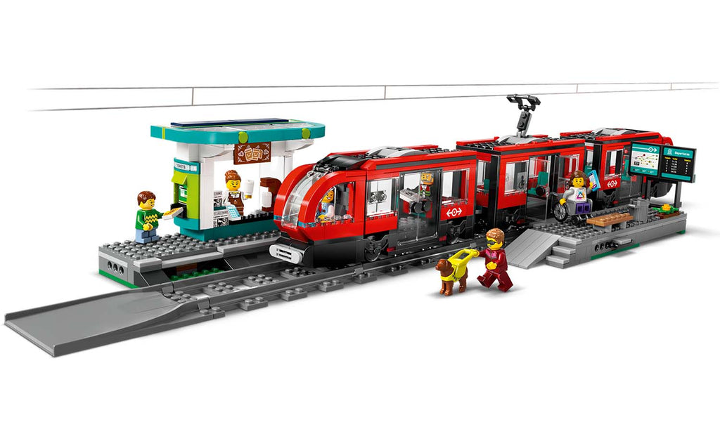 LEGO City Downtown Streetcar and Station | 60423