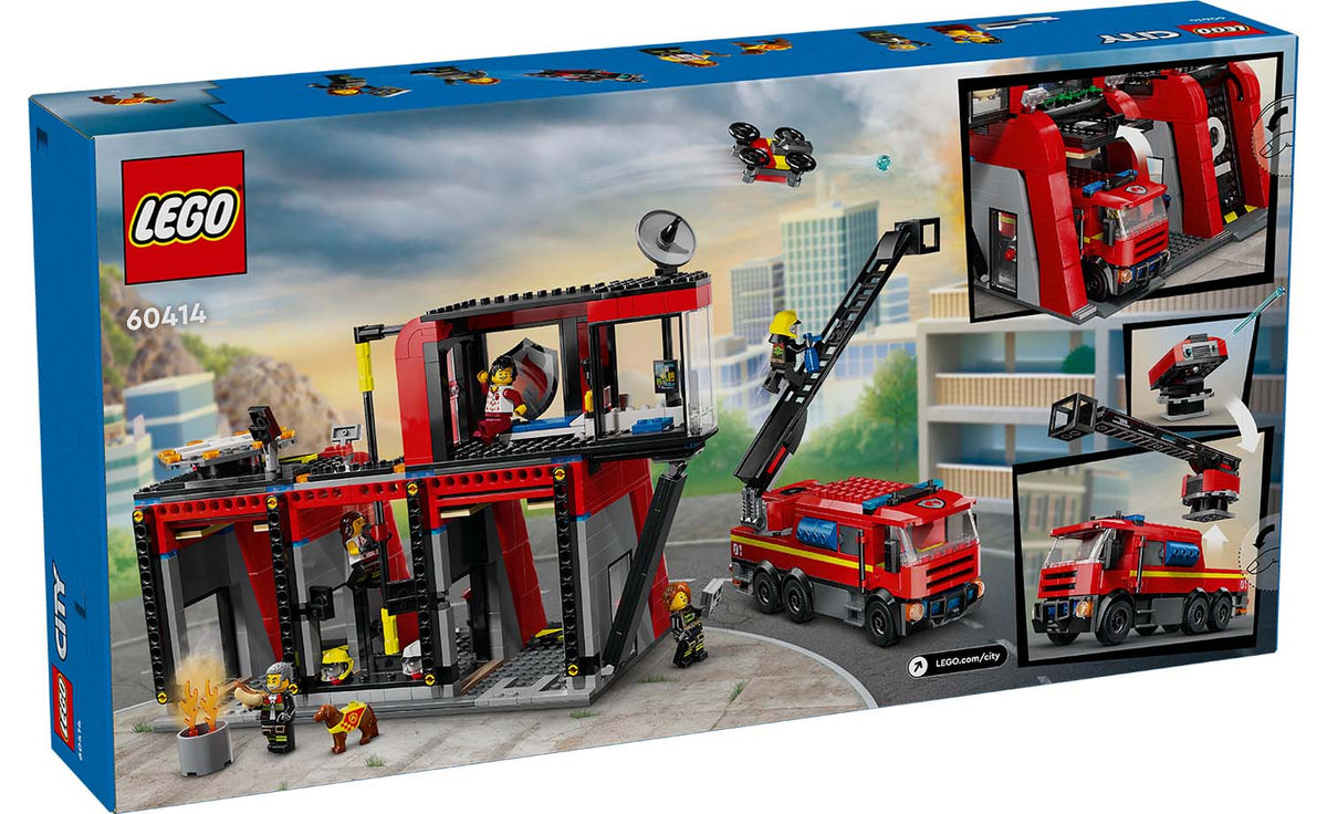 LEGO City Fire Station with Fire Truck | 60414