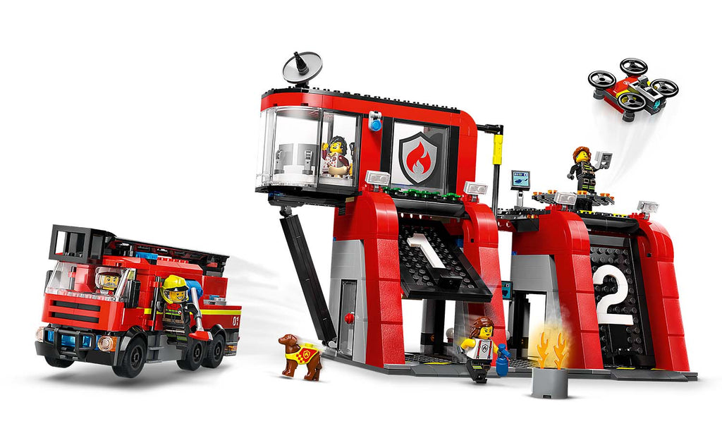LEGO City Fire Station with Fire Truck | 60414