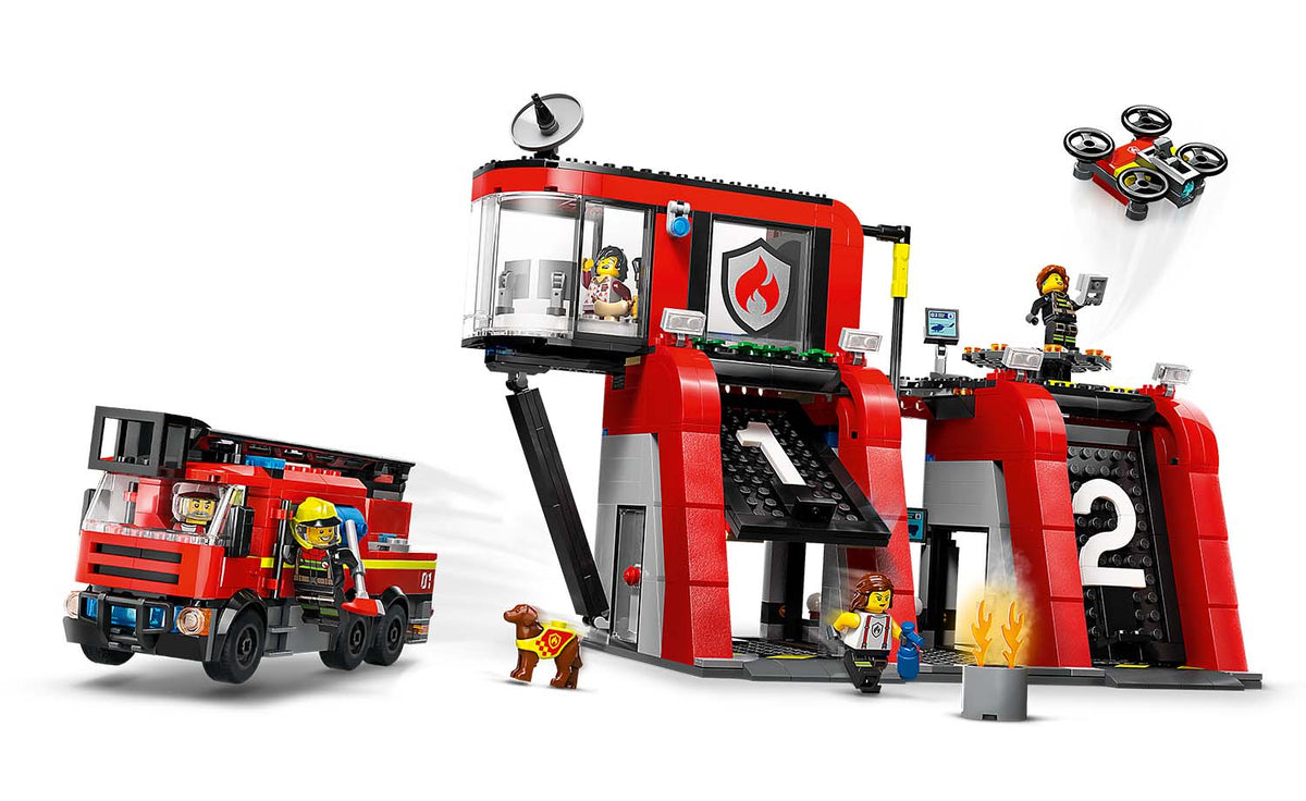 LEGO City Fire Station with Fire Truck | 60414