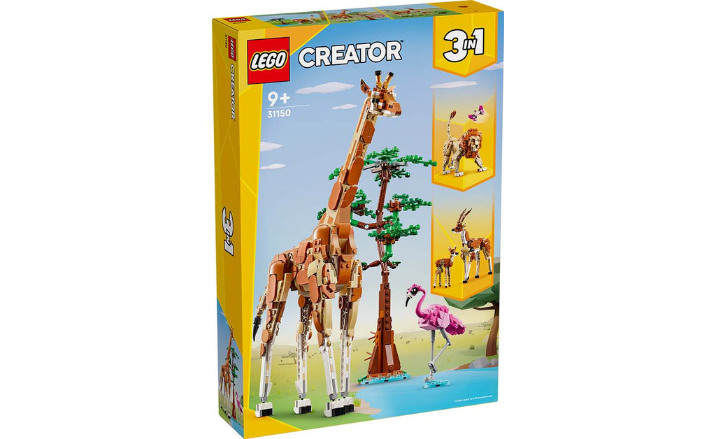 LEGO Creator 3-in-1 Wild Safari Animals | 31150