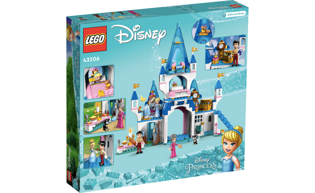 LEGO Disney Cinderella and Prince Charming's Castle | 43206