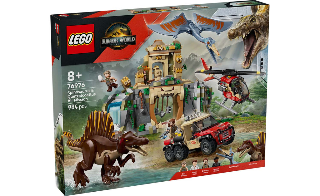 LEGO Jurassic World Spinosaurus & Quetzalcoatlus Air Mission | 76976